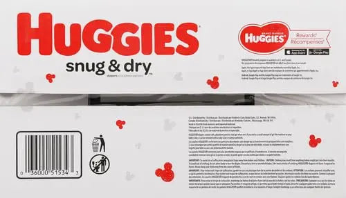 Huggies Size 1 Diapers, Snug & Dry Newborn Diapers, Size 1 (8-14 lbs), 38 Count, Packaging May Vary BoosterCity