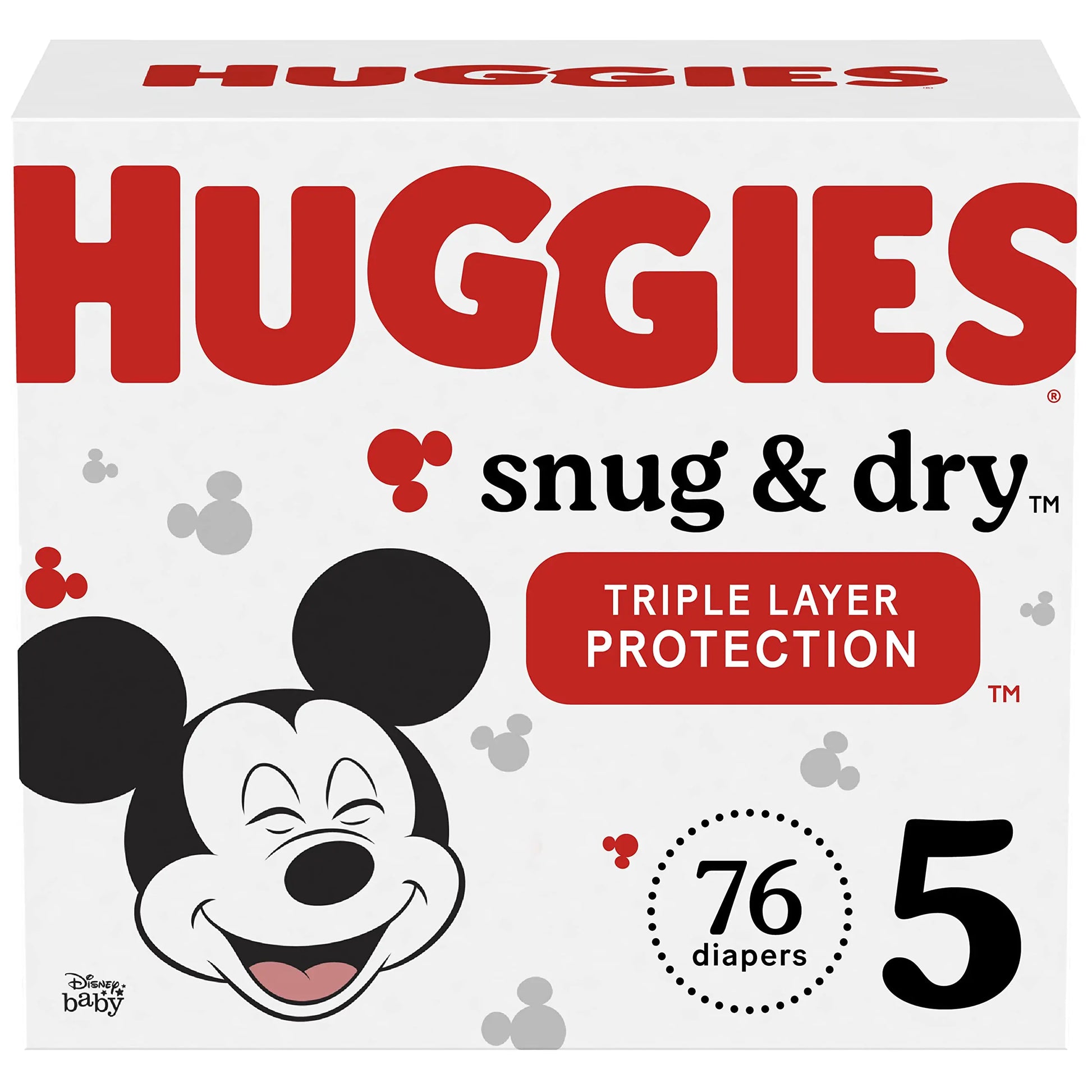 Huggies Size 1 Diapers, Snug & Dry Newborn Diapers, Size 1 (8-14 lbs), 38 Count, Packaging May Vary BoosterCity