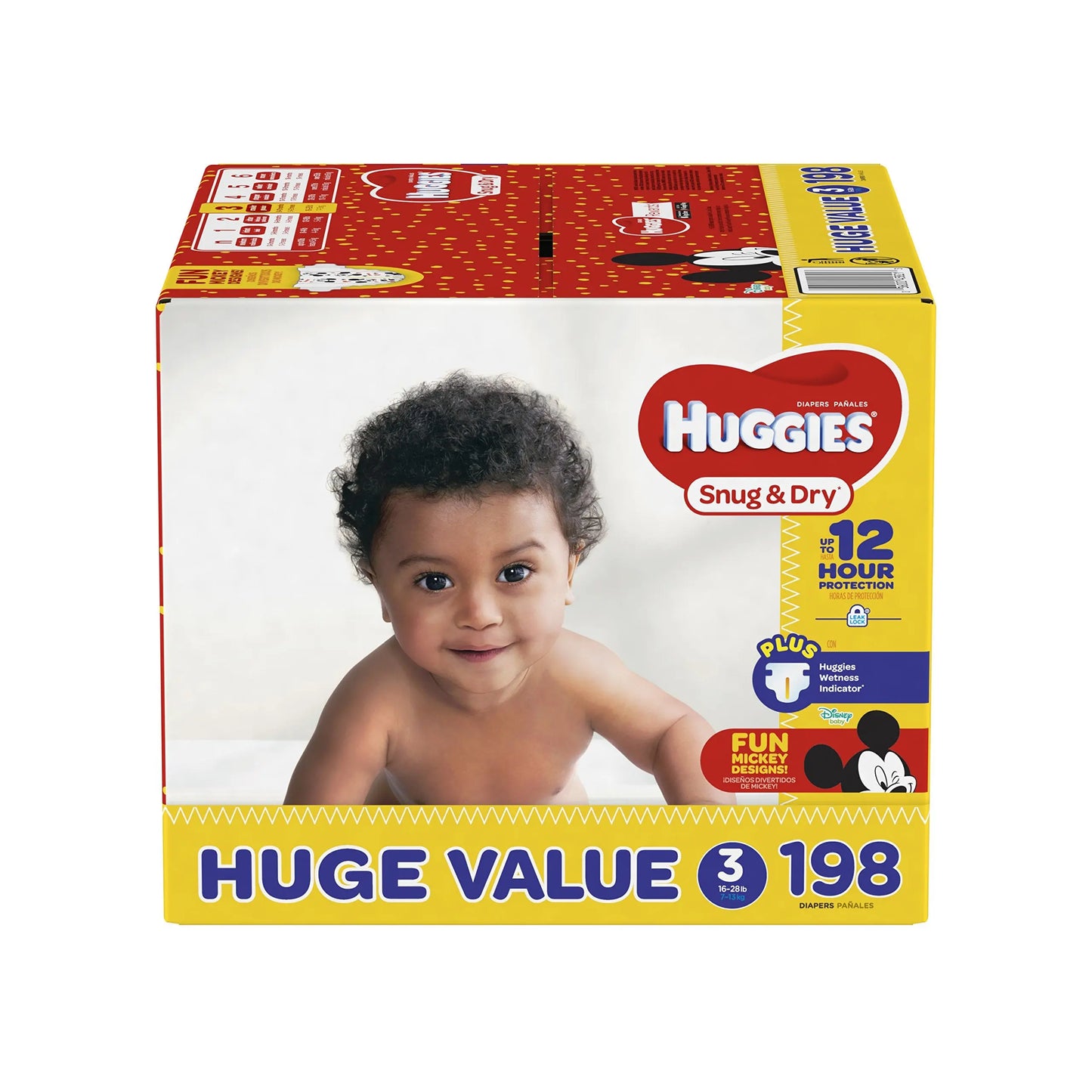 Huggies Size 1 Diapers, Snug & Dry Newborn Diapers, Size 1 (8-14 lbs), 38 Count, Packaging May Vary BoosterCity