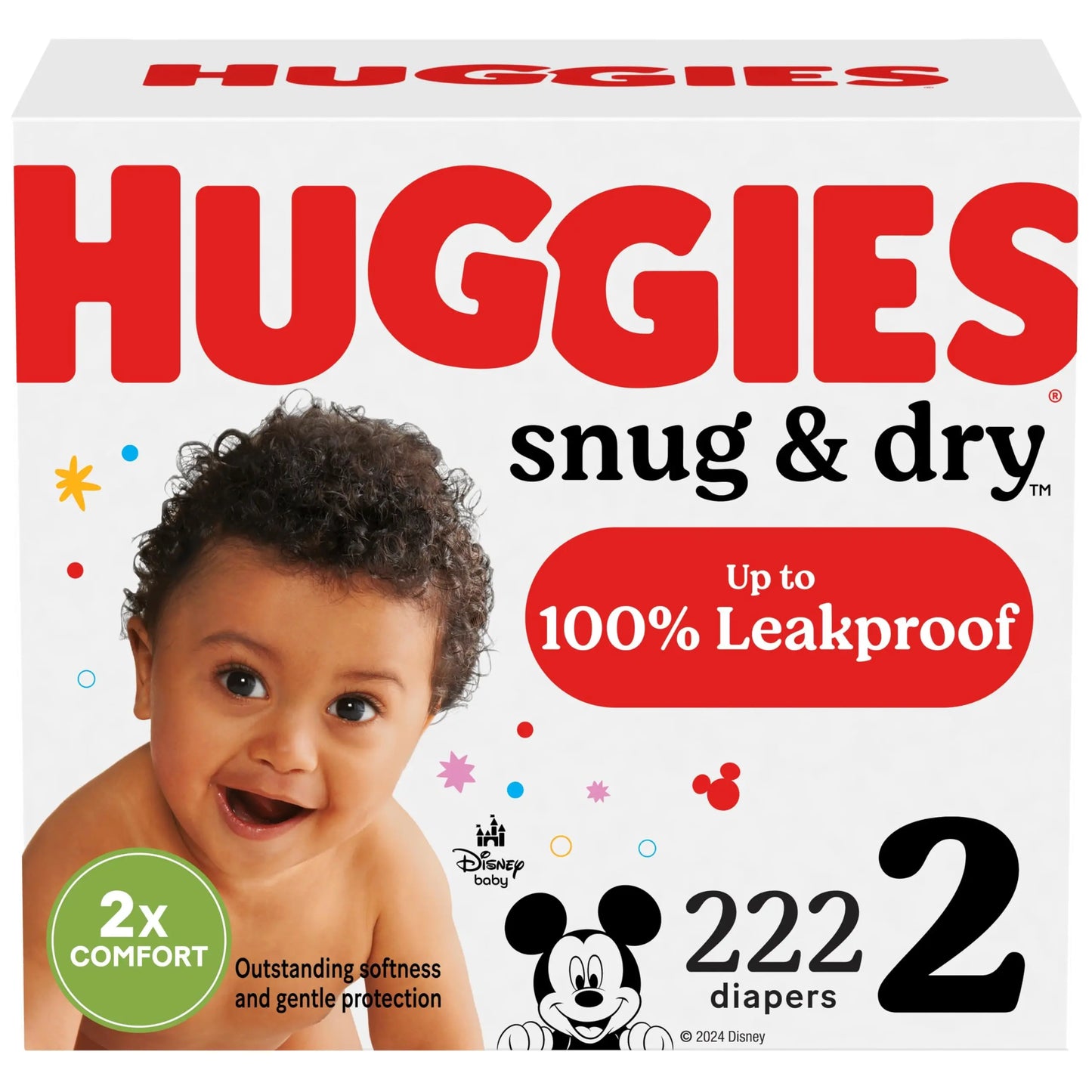 Huggies Size 1 Diapers, Snug & Dry Newborn Diapers, Size 1 (8-14 lbs), 38 Count, Packaging May Vary BoosterCity