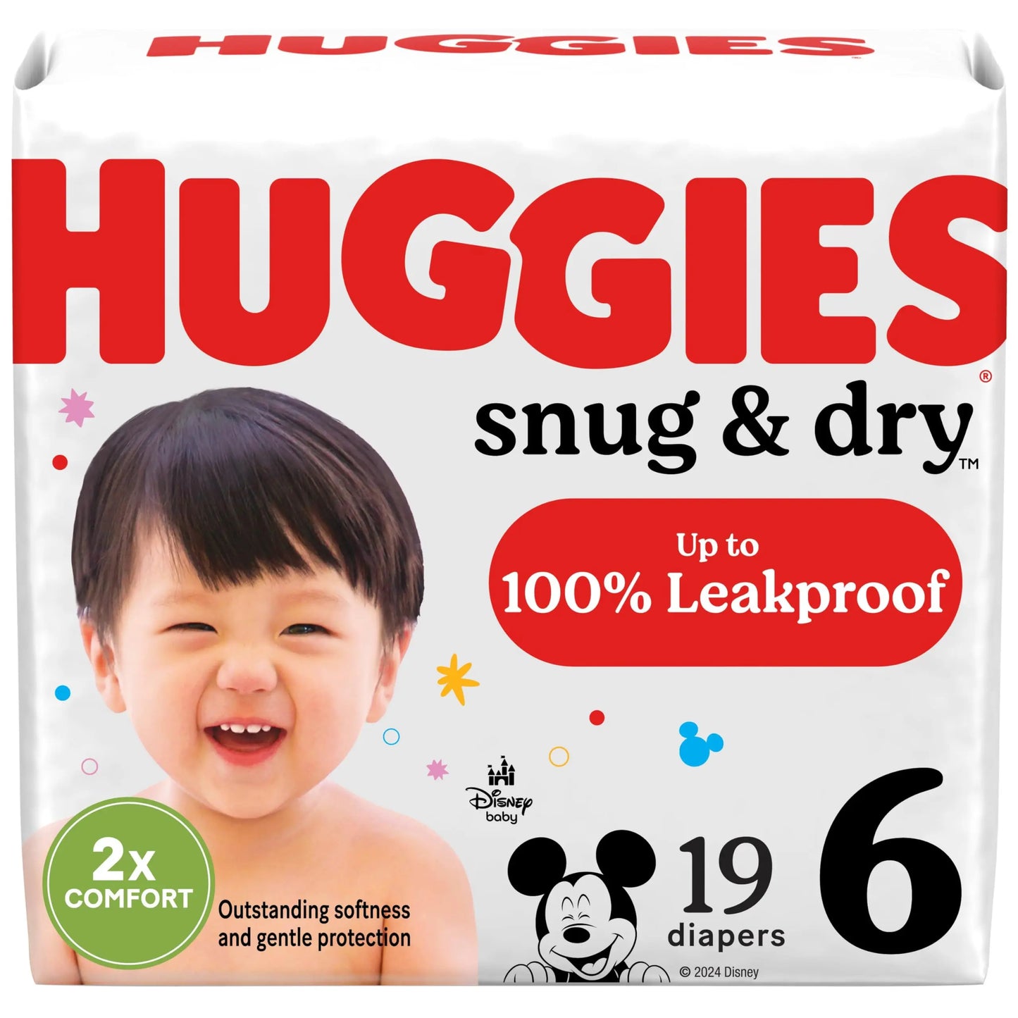 Huggies Size 1 Diapers, Snug & Dry Newborn Diapers, Size 1 (8-14 lbs), 38 Count, Packaging May Vary BoosterCity