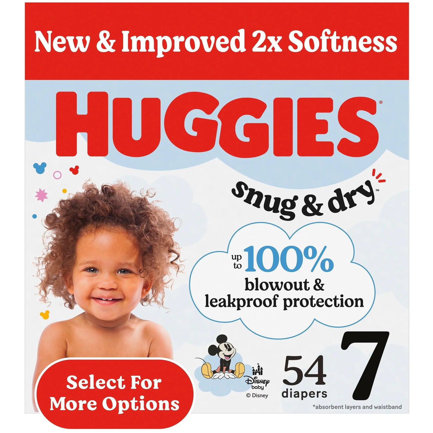 Huggies Size 1 Diapers, Snug & Dry Newborn Diapers, Size 1 (8-14 lbs), 38 Count, Packaging May Vary BoosterCity