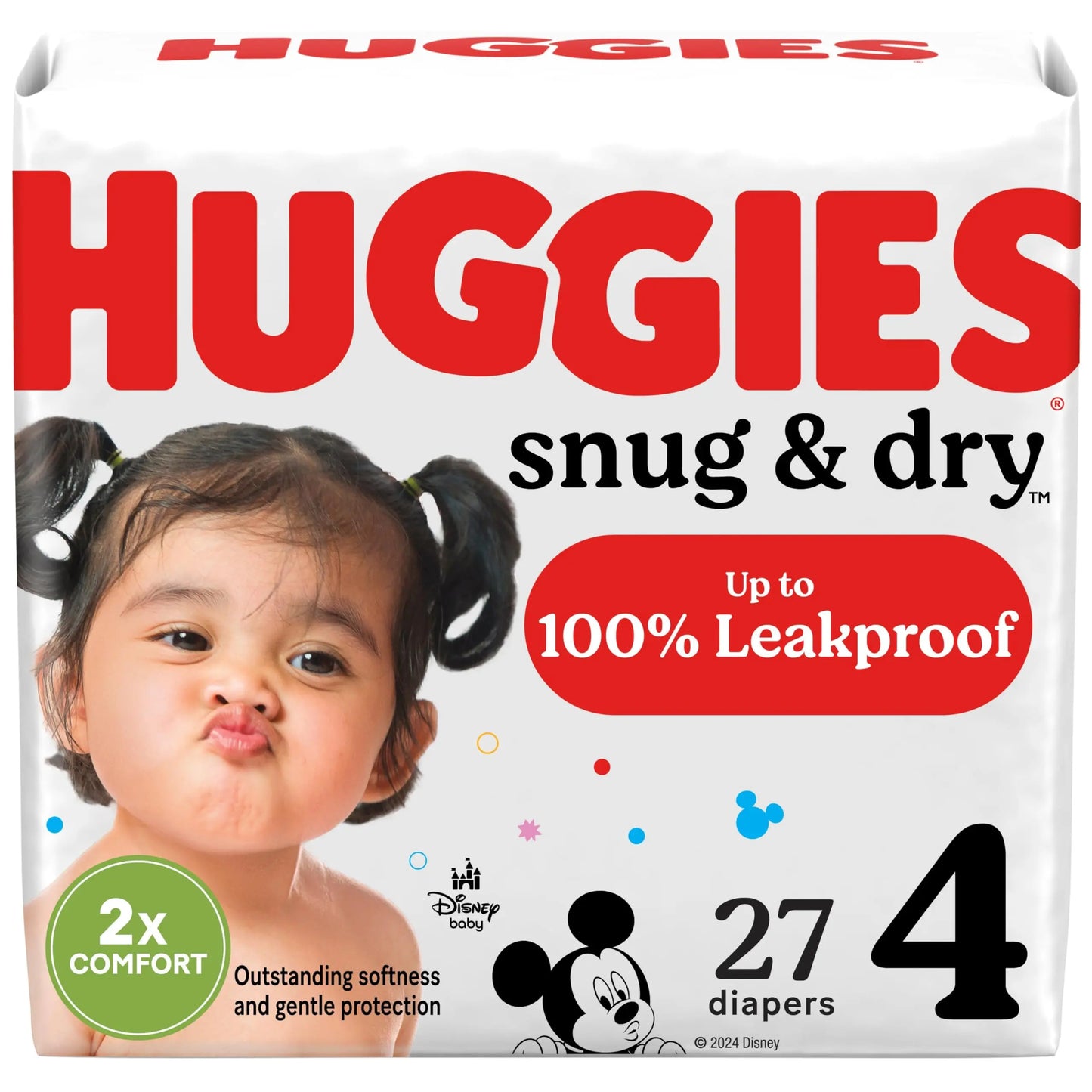 Huggies Size 1 Diapers, Snug & Dry Newborn Diapers, Size 1 (8-14 lbs), 38 Count, Packaging May Vary BoosterCity