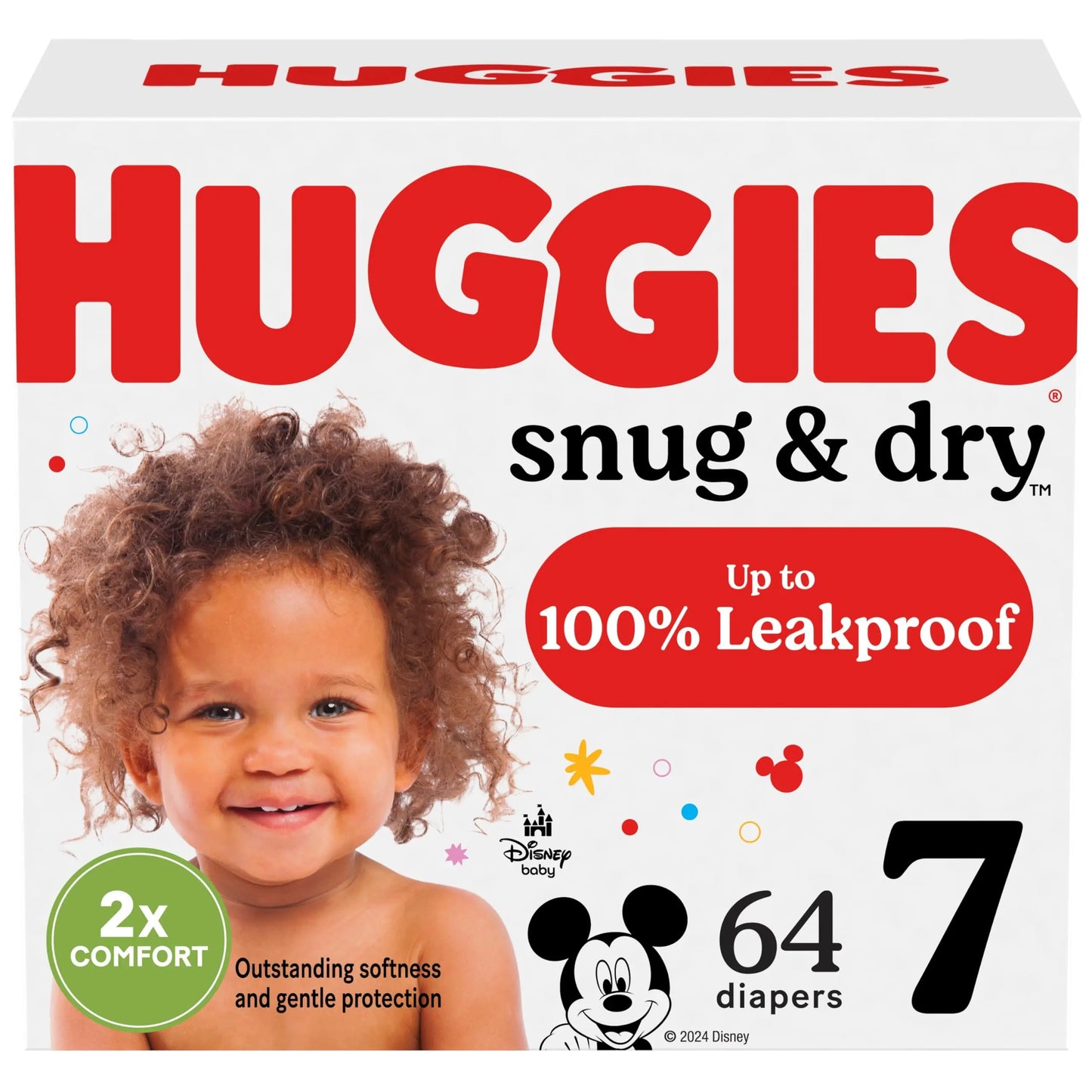 Huggies Size 1 Diapers, Snug & Dry Newborn Diapers, Size 1 (8-14 lbs), 38 Count, Packaging May Vary BoosterCity