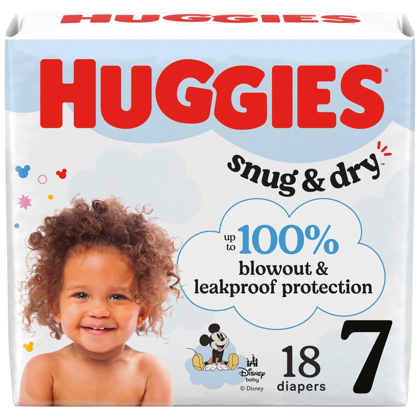 Huggies Size 1 Diapers, Snug & Dry Newborn Diapers, Size 1 (8-14 lbs), 38 Count, Packaging May Vary BoosterCity