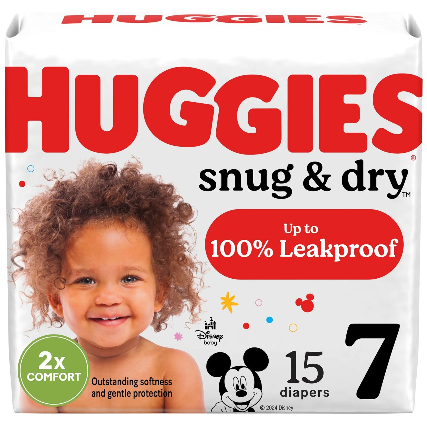 Huggies Size 1 Diapers, Snug & Dry Newborn Diapers, Size 1 (8-14 lbs), 38 Count, Packaging May Vary BoosterCity