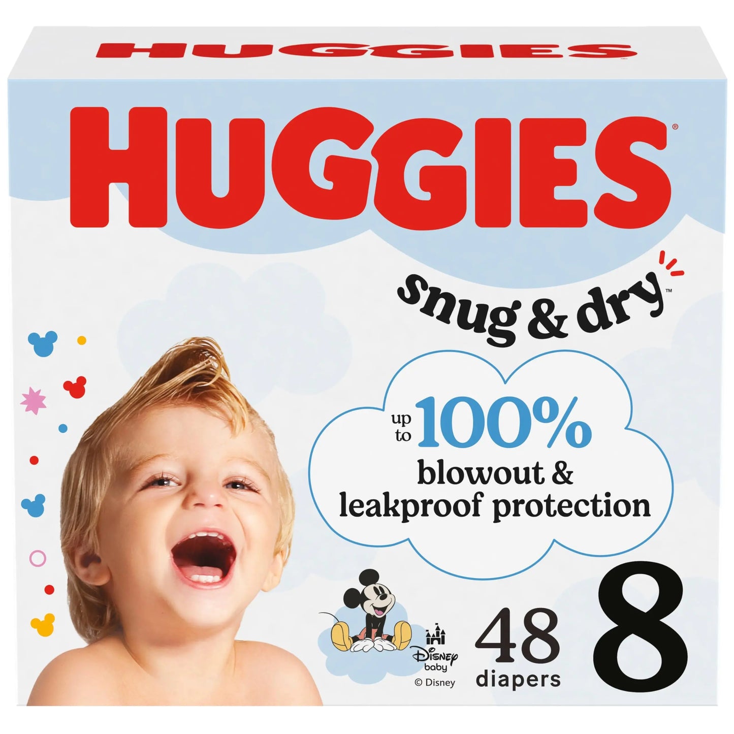 Huggies Size 1 Diapers, Snug & Dry Newborn Diapers, Size 1 (8-14 lbs), 38 Count, Packaging May Vary BoosterCity