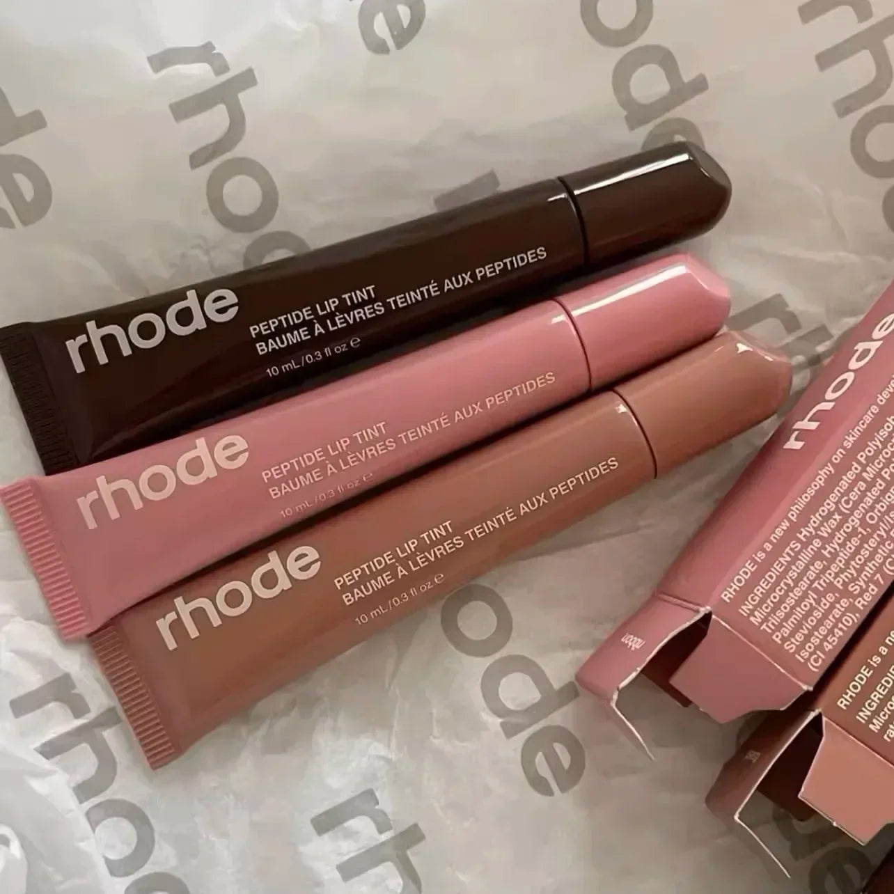 Rhode Summer Lip Moisturizer Lip Balm Smoothing Lipstick, Long Lasting Nourishing Women Daily Care Makeup Gloss Care Makeup Girl BoosterCity